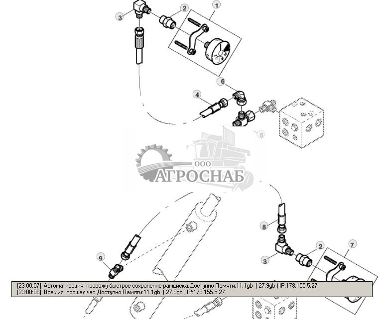 Pressure Gauge, for Hydraulic Density System - ST277122 60.jpg